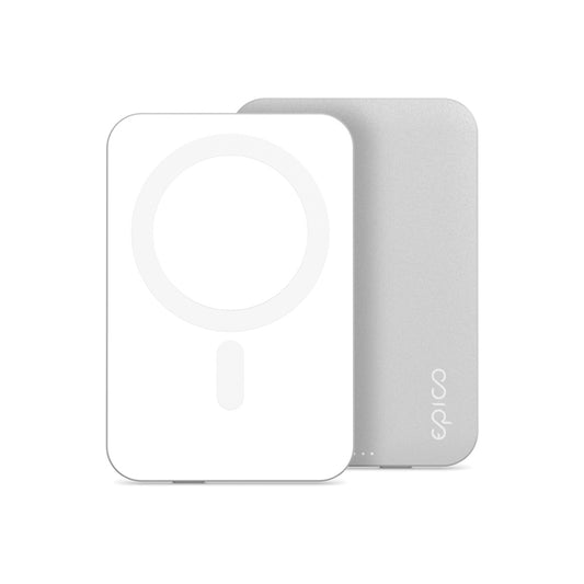 Hliníková powerbanka Epico s podporou MagSafe 5000mAh - stříbrná - bonami.click