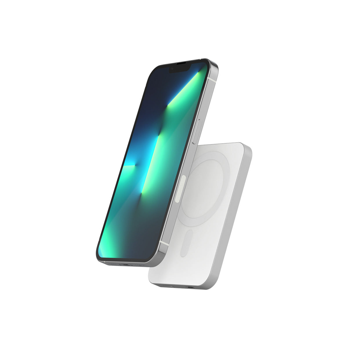 Hliníková powerbanka Epico s podporou MagSafe 5000mAh - stříbrná - bonami.click