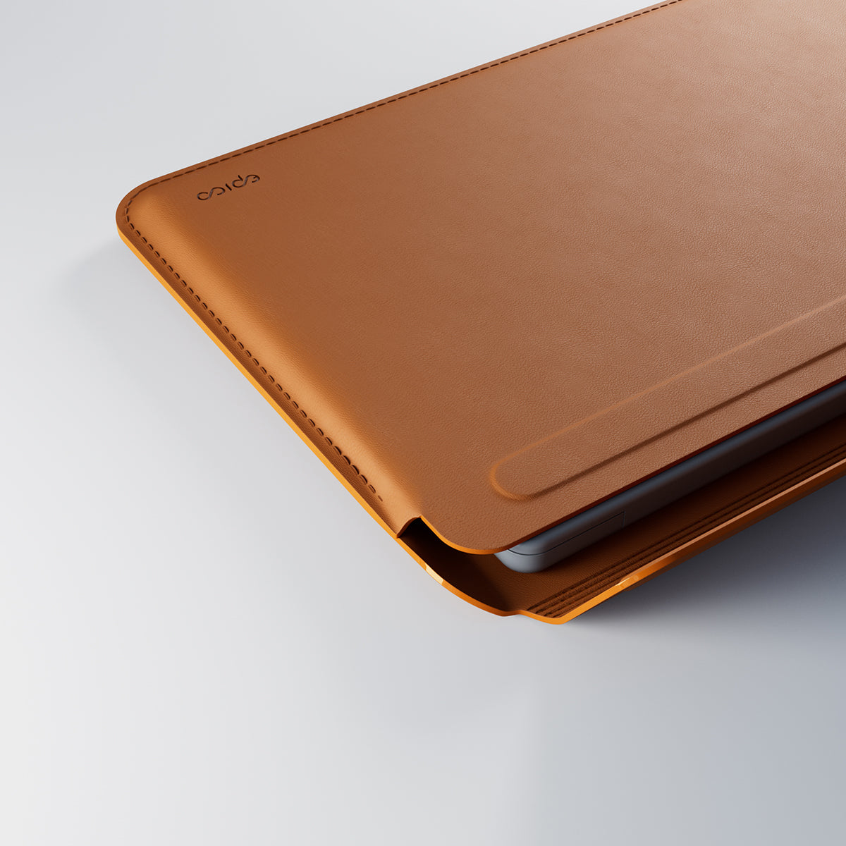 Kožený obal pro MacBook Air/Pro 13,3" Epico - hnědý - bonami.click