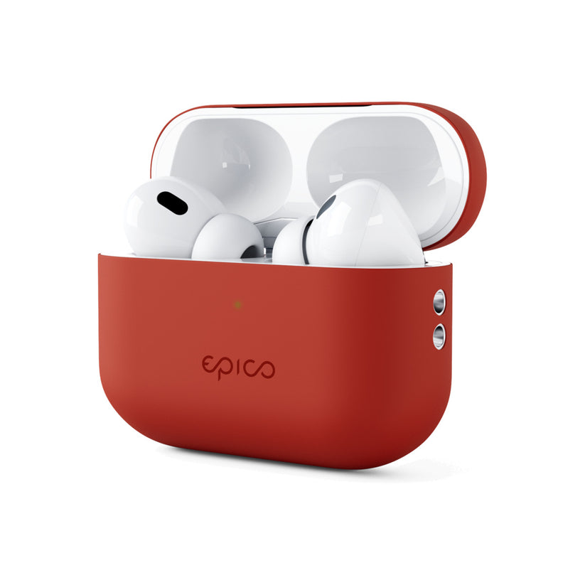 Silikonové pouzdro pro AirPods Pro 2. gen Epico - červené - bonami.click