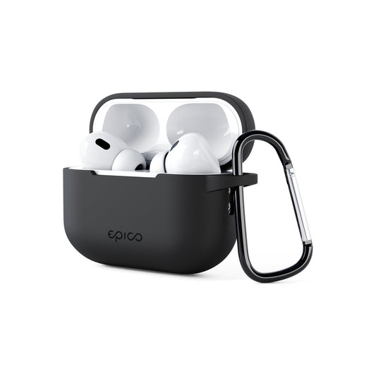 Silikonové outdoor pouzdro pro AirPods Pro 2. gen. Epico - černé - bonami.click