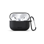 Silikonové outdoor pouzdro pro AirPods Pro 2. gen. Epico - černé - bonami.click