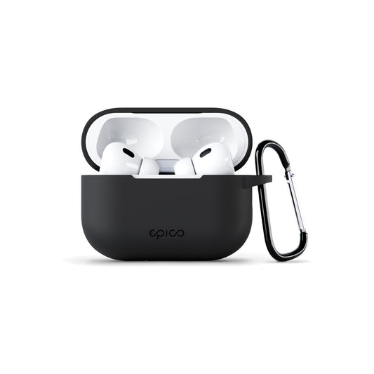 Silikonové outdoor pouzdro pro AirPods Pro 2. gen. Epico - černé - bonami.click