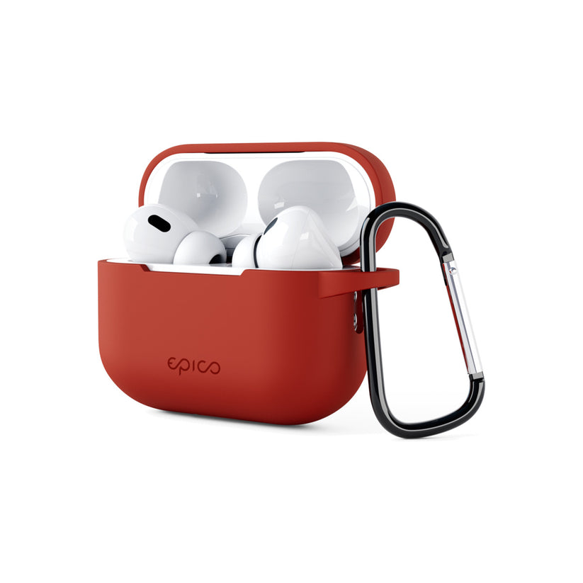 Silikonové outdoor pouzdro pro AirPods Pro 2. gen Epico - červené - bonami.click