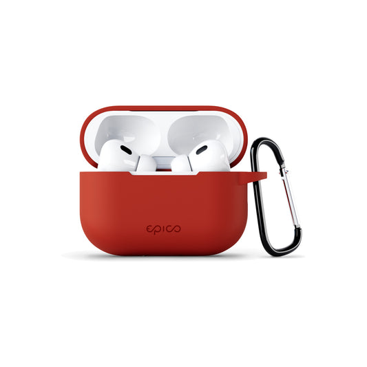 Silikonové outdoor pouzdro pro AirPods Pro 2. gen Epico - červené - bonami.click