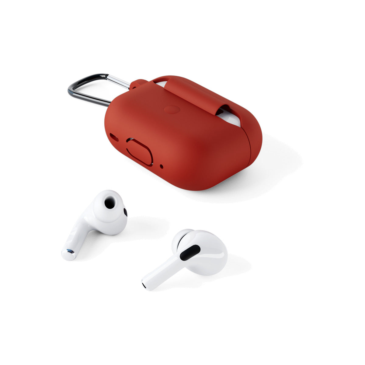 Silikonové outdoor pouzdro pro AirPods Pro 2. gen Epico - červené - bonami.click