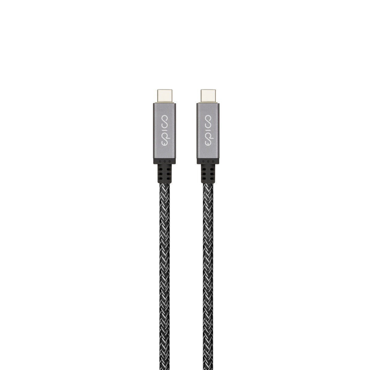 Thunderbolt 4 opletený kabel Epico 1,5m - vesmírně šedý - bonami.click