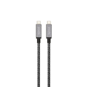 Thunderbolt 4 opletený kabel Epico 1,5m - vesmírně šedý - bonami.click
