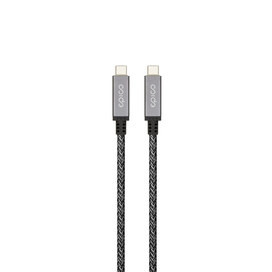 Thunderbolt 4 opletený kabel Epico 1,5m - vesmírně šedý - bonami.click