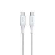 Opletený kabel Epico PD USB-C na USB-C 1,2 m - bílý - bonami.click