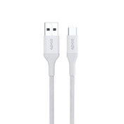 Opletený kabel Epico PD USB-A na USB-C 1,2 m - bílý - bonami.click