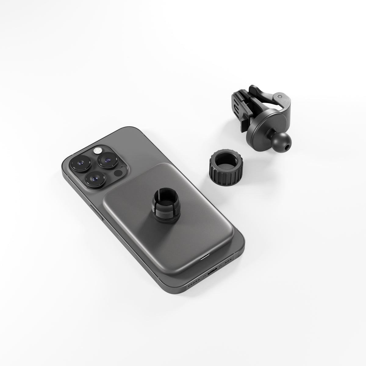 Ultra tenká bezdrátová autonabíječka Epico Qi2 Mag+ - černá - bonami.click