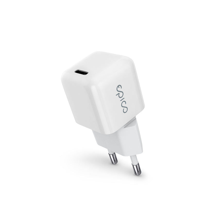 30W GaN nabíječka Epico Charger Bundle s 1,2m kabelem USB-C - bílá - bonami.click
