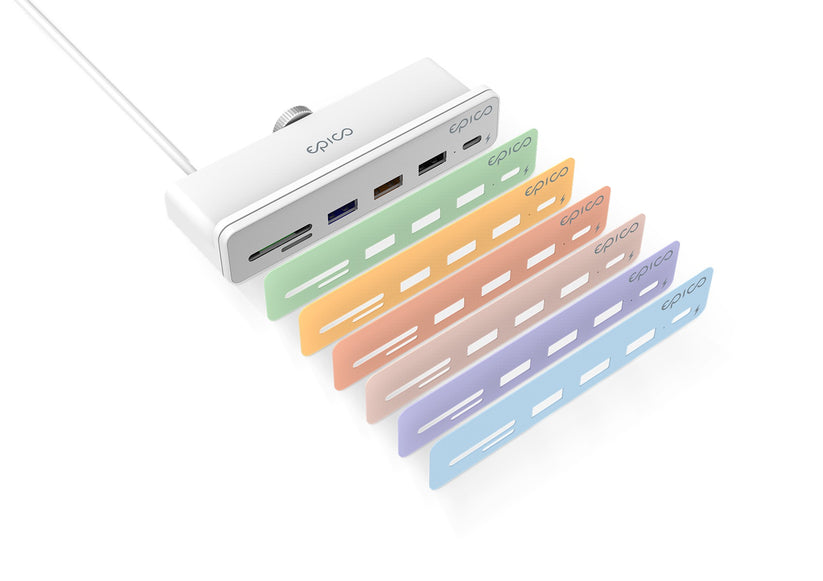 USB-C Hub 7v1 pro Apple iMac Epico - bílý - bonami.click