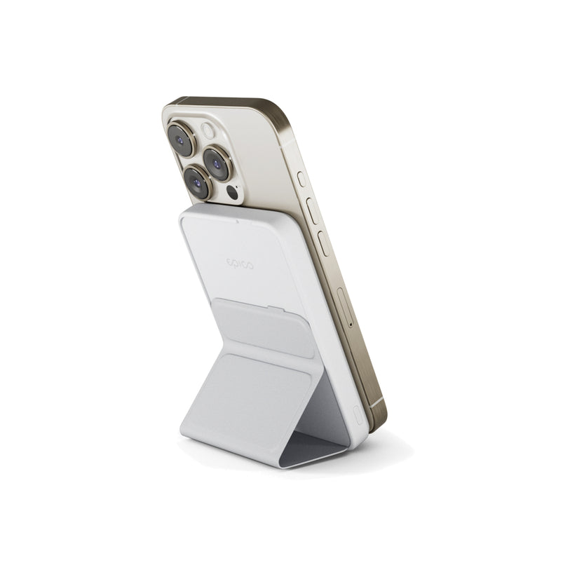 Powerbanka se stojánkem Epico Mag+ 7 000 mAh - bílá - bonami.click