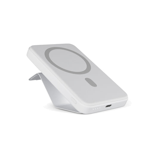 Powerbanka se stojánkem Epico Mag+ 7 000 mAh - bílá - bonami.click