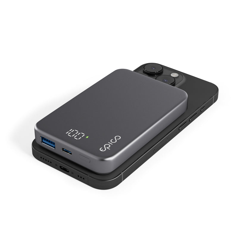 Hliníková powerbanka Epico Mag+ 10 000 mAh - vesmírně šedá - bonami.click