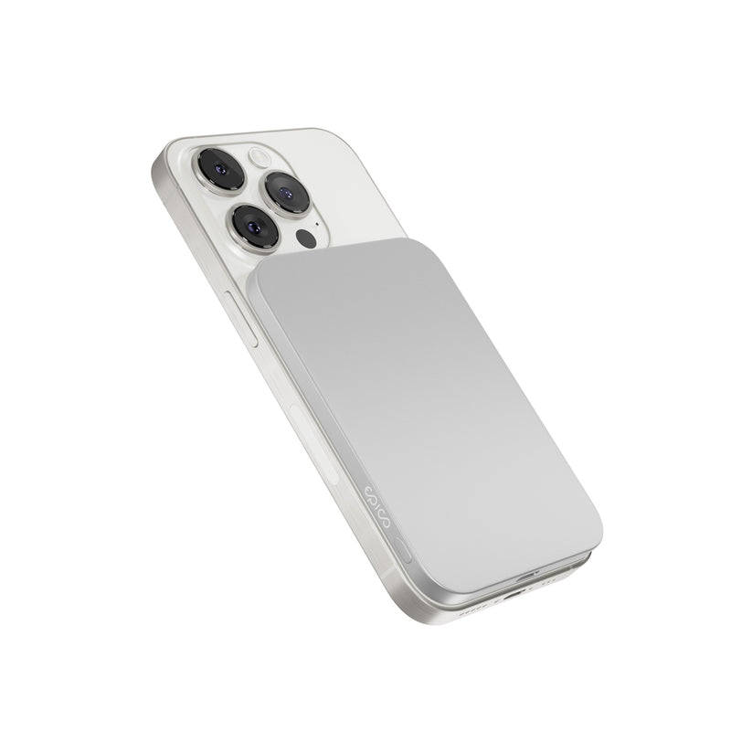 MagSafe hliníková powerbanka Epico UltraPack EM31 3000 - stříbrná - bonami.click