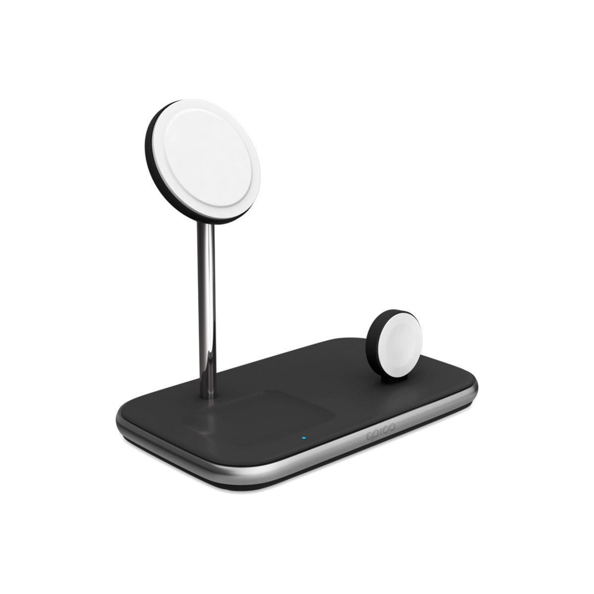 Bezdrátová nabíječka 3v1 Epico Made for MagSafe s adaptérem v balení - černá - bonami.click