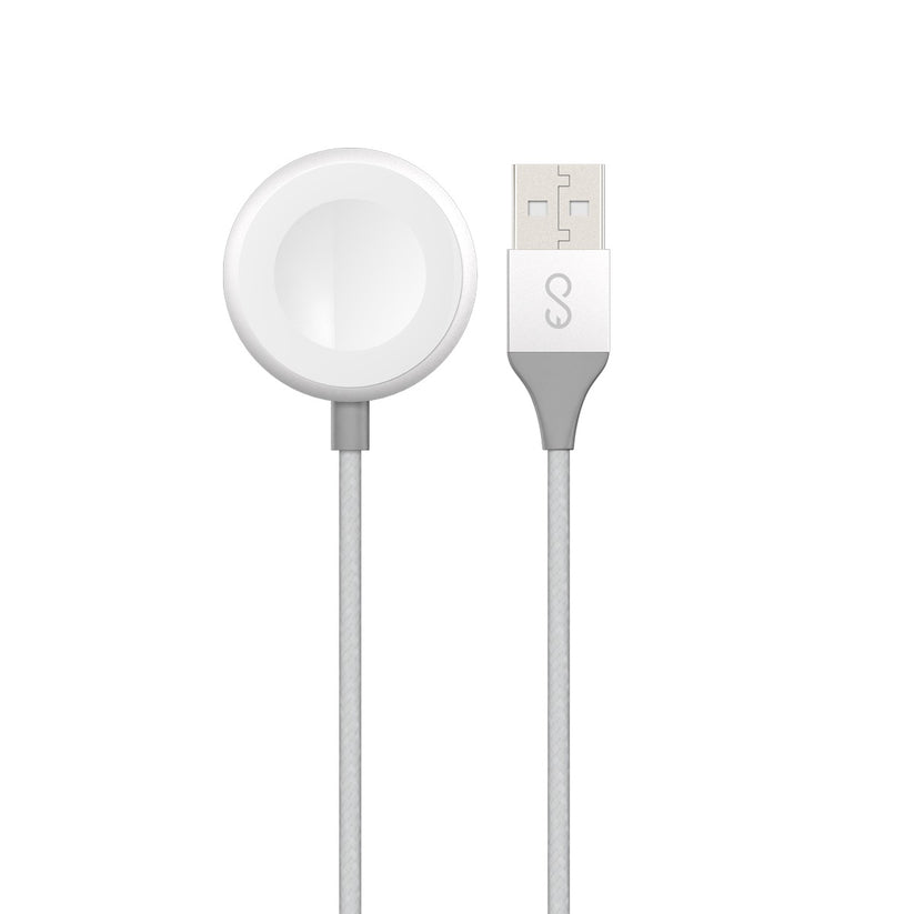 Nabíjecí kabel USB-A pro Apple Watch Epico 1,2m - stříbrný - bonami.click