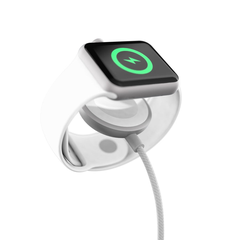 Nabíjecí kabel USB-A pro Apple Watch Epico 1,2m - stříbrný - bonami.click