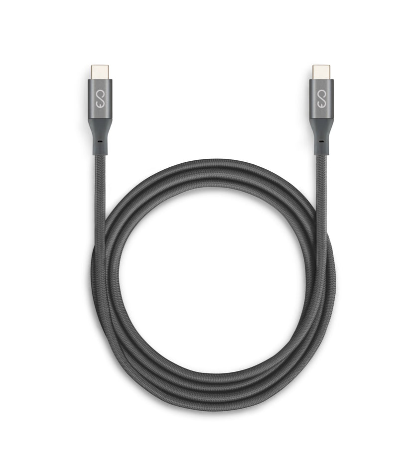 Odolný napájecí kabel USB-C 1,2m - vesmírně šedá - bonami.click
