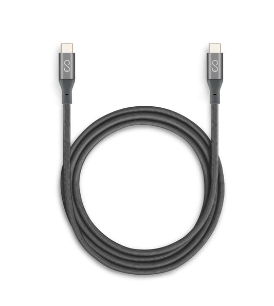 Odolný napájecí kabel USB-C 1,8m Epico - vesmírně šedý - bonami.click