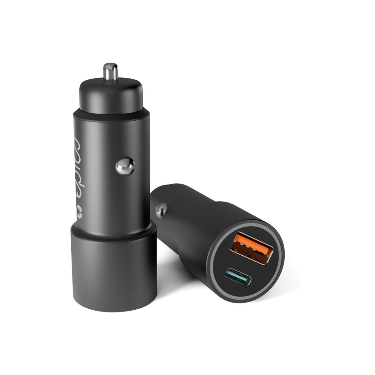 Duální autonabíječka Epico Resolve 38W - vesmírně šedá - bonami.click