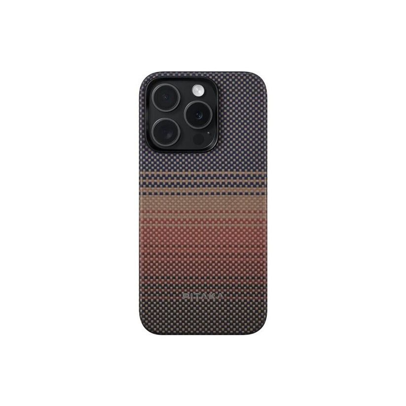 Kryt pro iPhone 15 Pro Pitaka MagEZ Case 5 - sunset - bonami.click