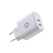 65W adaptér Mobile Origin GaN Dual USB-C Charger MO19 - bílý - bonami.click