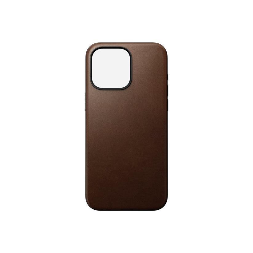 Kožený kryt pro iPhone 15 Pro Max Nomad Modern - hnědý - bonami.click