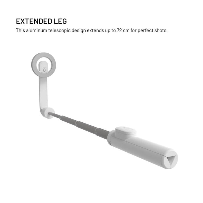 MagSafe selfie stick s tripodem FIXED MagSnap - bílý - bonami.click