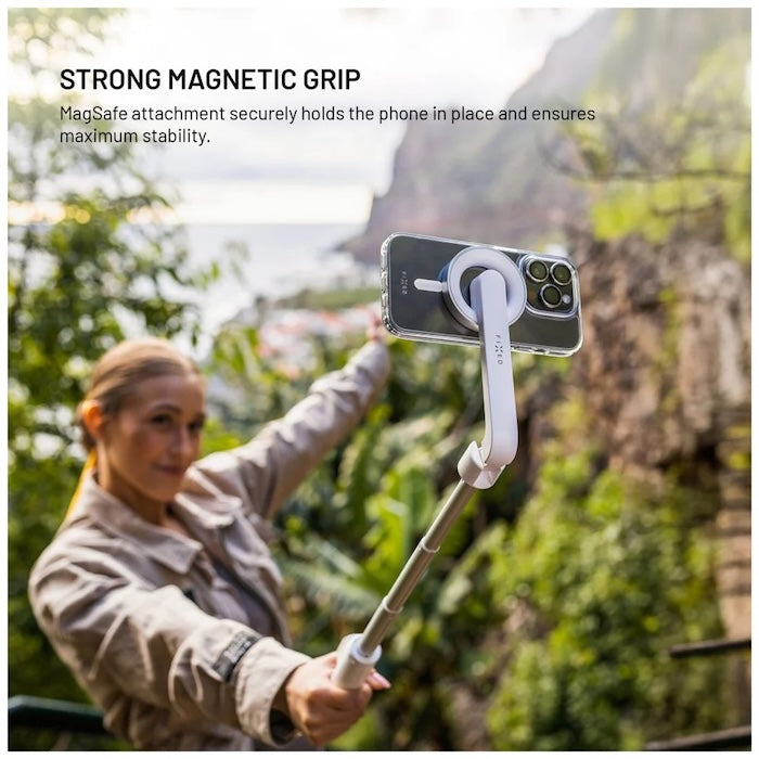 MagSafe selfie stick s tripodem FIXED MagSnap - bílý - bonami.click