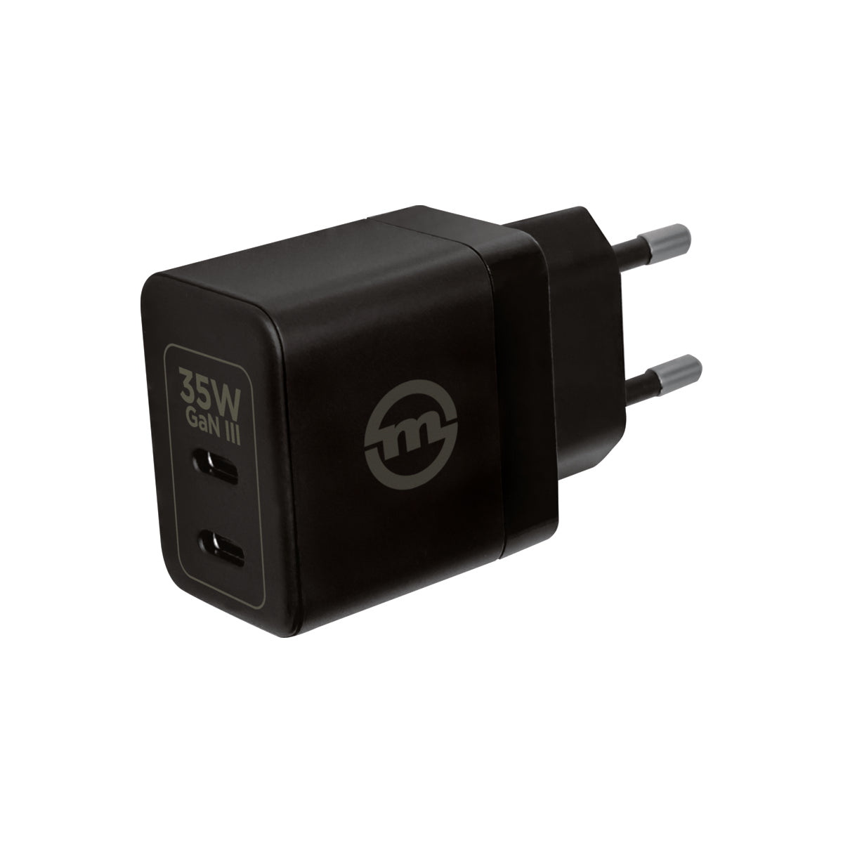 Nabíjecí 35W adaptér Mobile Origin GaN III Super Charger 2x USB-C - černý - bonami.click