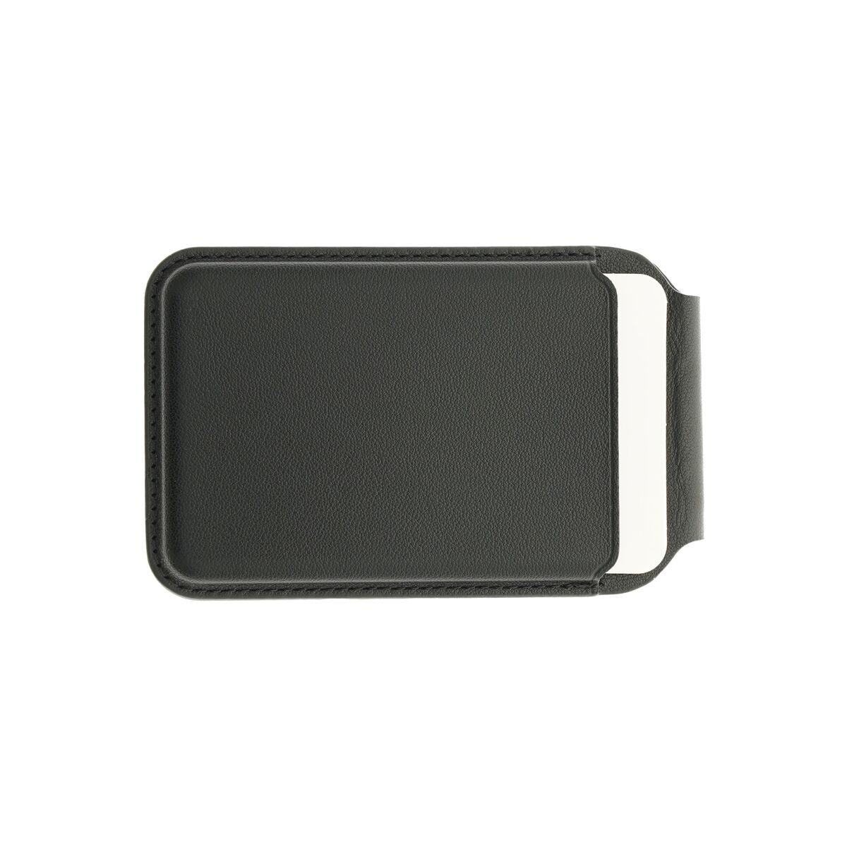 Skládací kožená MagSafe peněženka Dviced – černá - bonami.click
