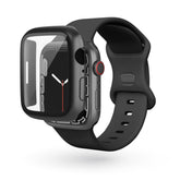 Ochranný kryt na Apple Watch 7 41 mm Epico Glass Case - černý - bonami.click