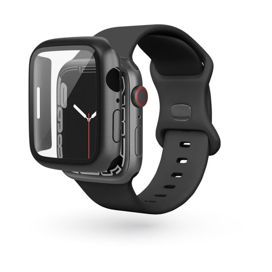 Ochranný kryt na Apple Watch 7 41 mm Epico Glass Case - černý - bonami.click