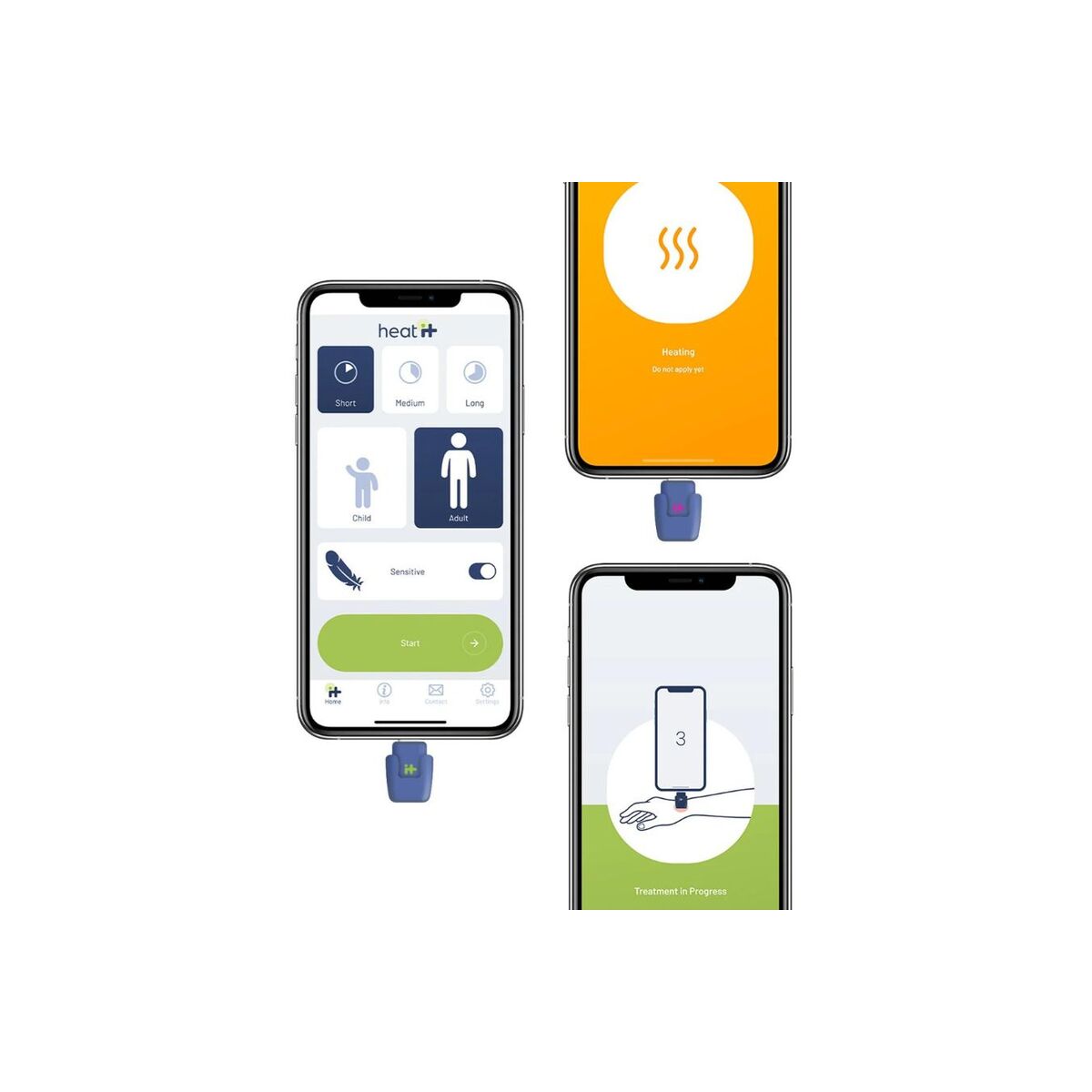 Ošetření bodnutí hmyzem pomocí smartphonu Heat it (USB-C) - bonami.click
