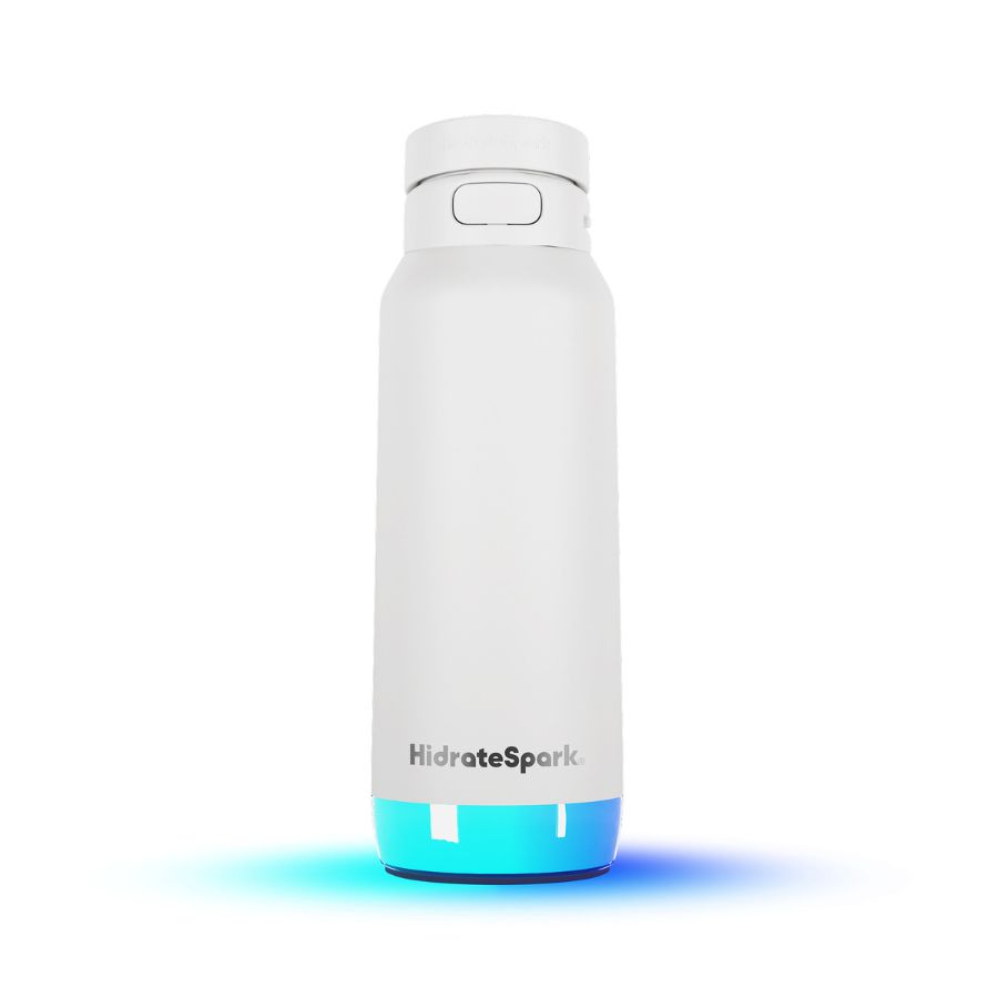 Chytrá lahev s brčkem HidrateSpark PRO 2 950 ml - bílá