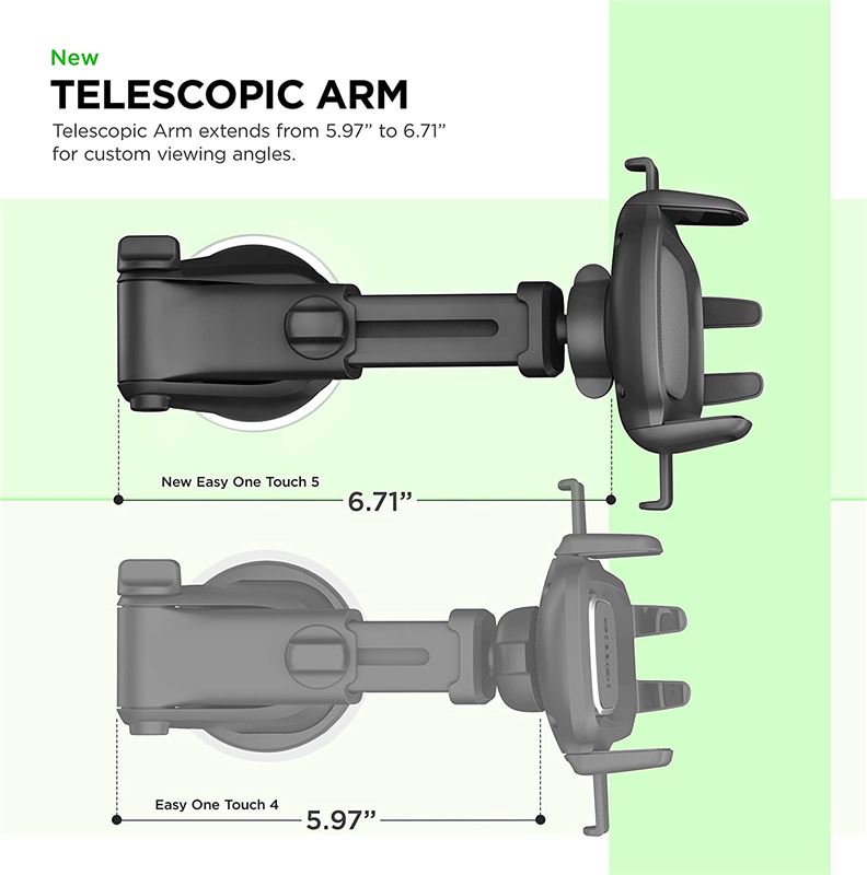 Univerzální držák iOttie Easy One Touch 5 Dash & Windshield Mount - černý - bonami.click