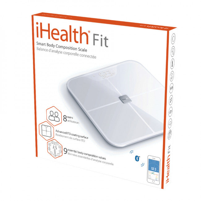 Chytrá osobní váha s analýzou složení těla, iHealth FIT HS2S - bonami.click