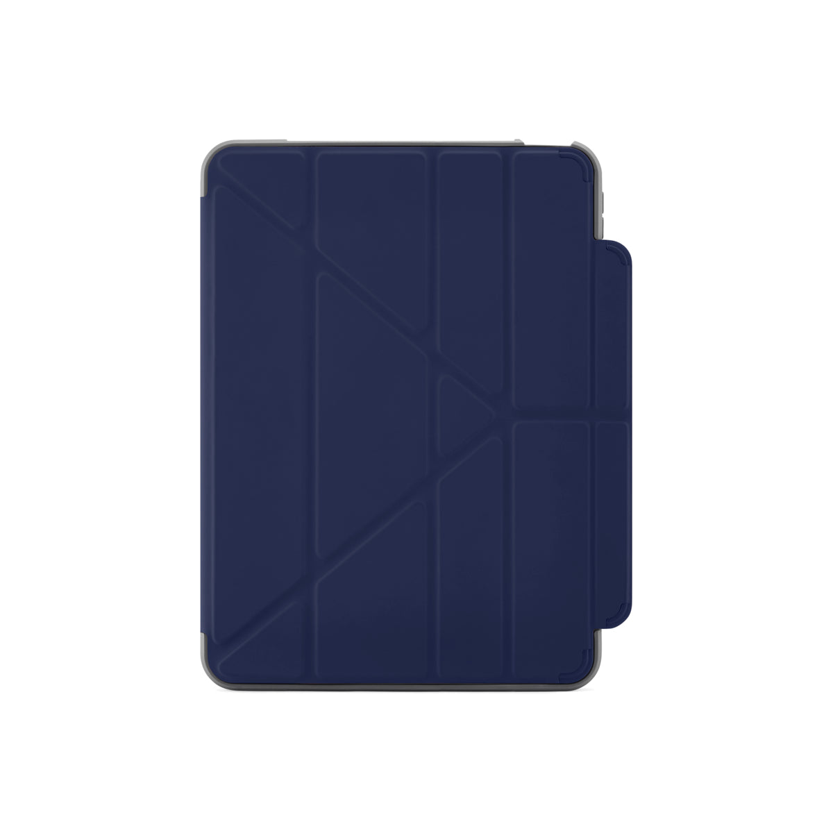 Polohovatelné pouzdro pro iPad 10. gen Pipetto Origami Pencil Shield - tmavě modré - bonami.click