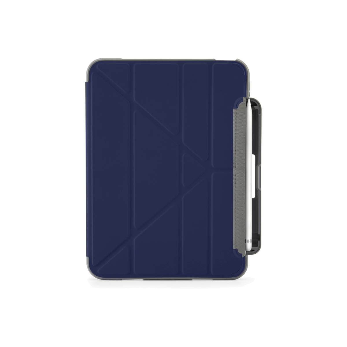 Polohovatelné pouzdro pro iPad 10. gen Pipetto Origami Pencil Shield - tmavě modré - bonami.click