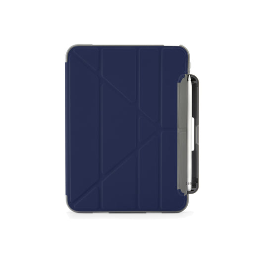 Polohovatelné pouzdro pro iPad 10. gen Pipetto Origami Pencil Shield - tmavě modré - bonami.click