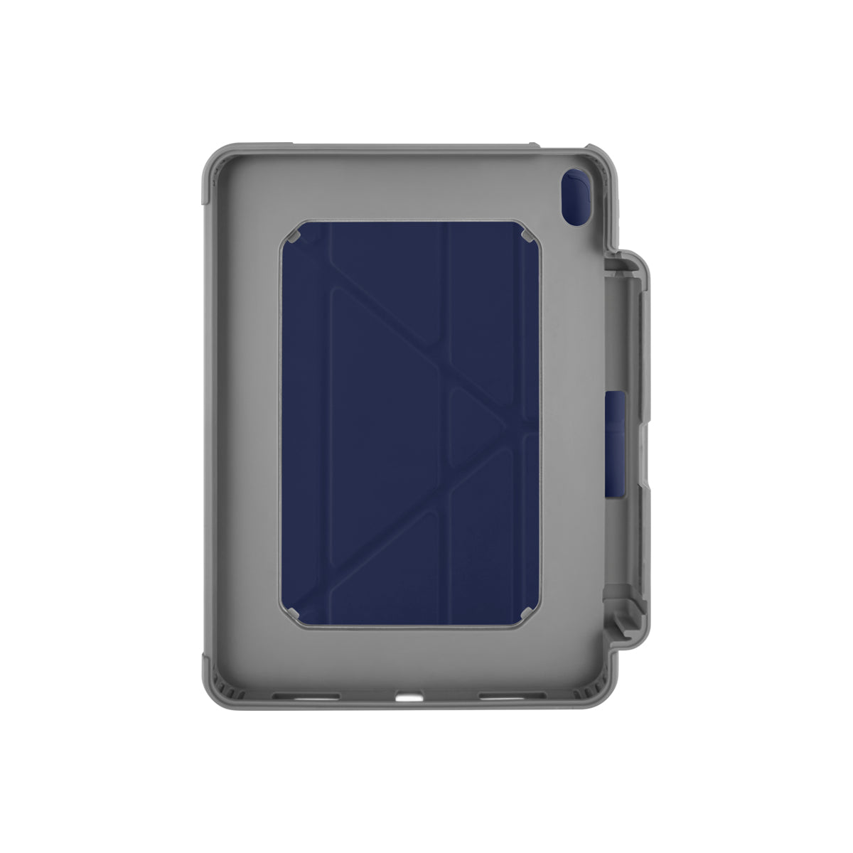 Polohovatelné pouzdro pro iPad 10. gen Pipetto Origami Pencil Shield - tmavě modré - bonami.click