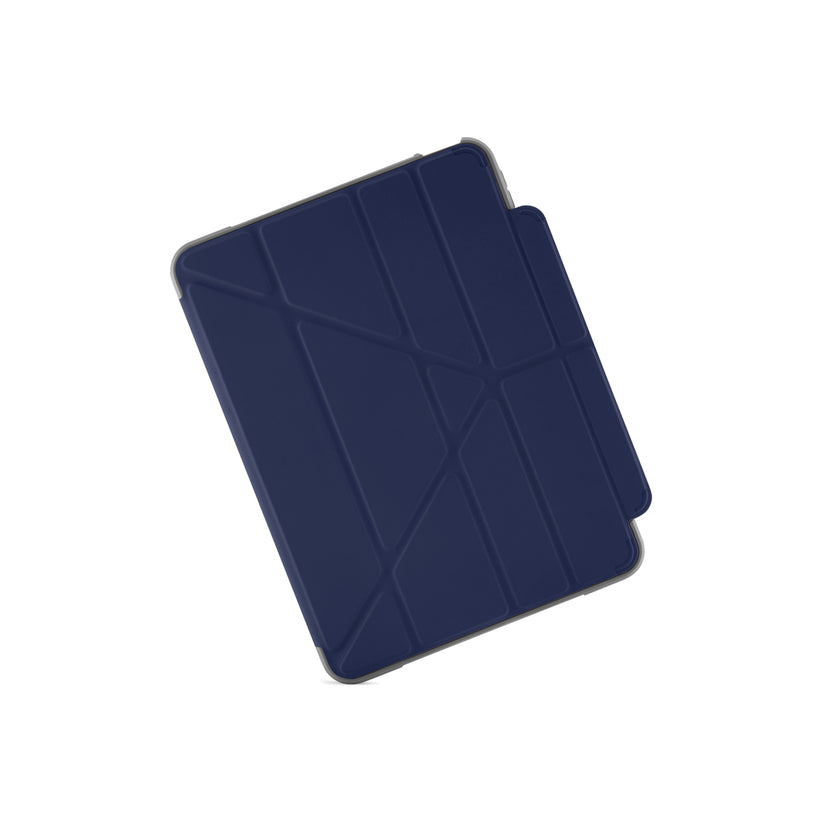 Polohovatelné pouzdro pro iPad 10. gen Pipetto Origami Pencil Shield - tmavě modré - bonami.click