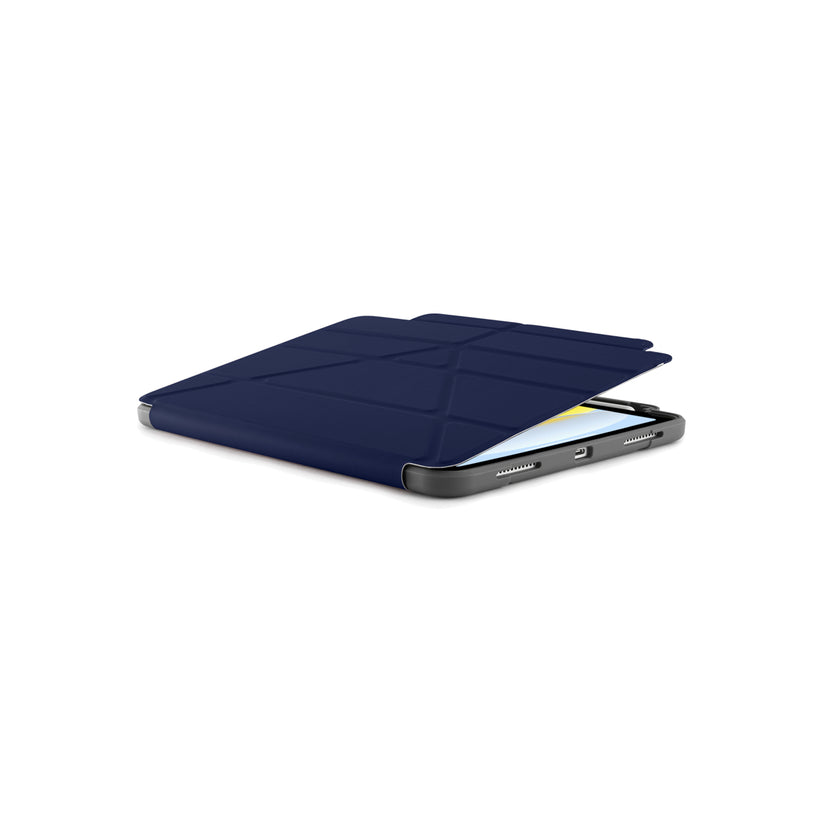 Polohovatelné pouzdro pro iPad 10. gen Pipetto Origami Pencil Shield - tmavě modré - bonami.click