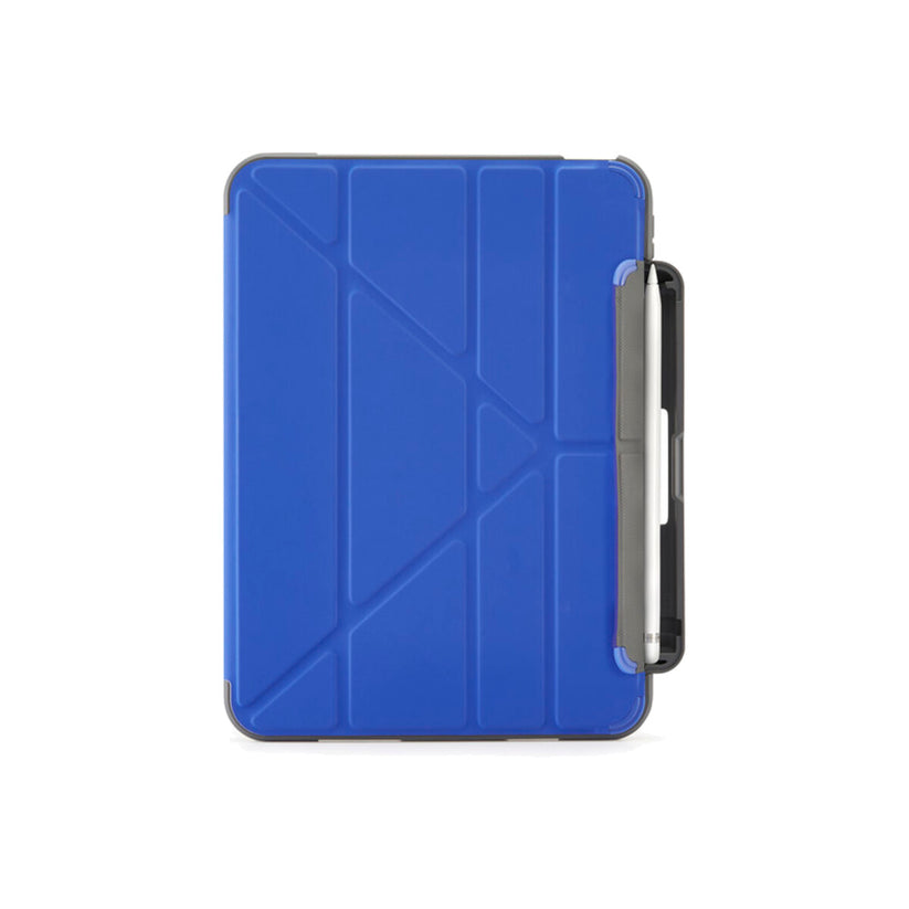 Polohovatelné pouzdro pro iPad 10. gen Pipetto Origami Pencil Shield - modré - bonami.click