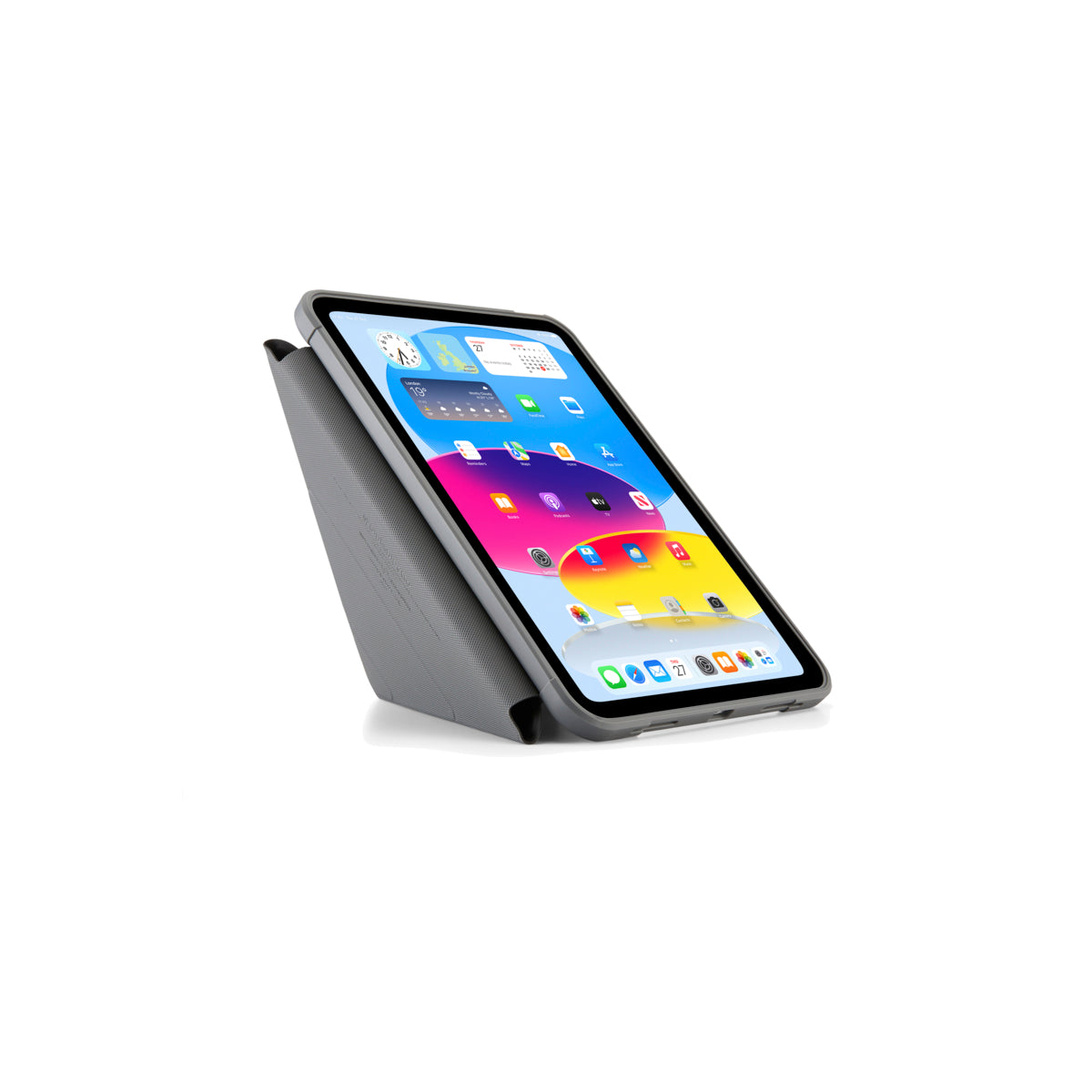 Polohovatelné pouzdro pro iPad 10. gen Pipetto Origami Shield - černé - bonami.click