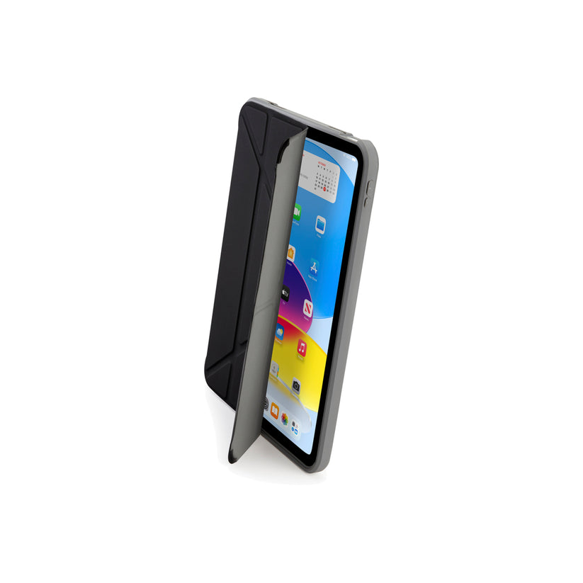 Polohovatelné pouzdro pro iPad 10. gen Pipetto Origami Shield - černé - bonami.click